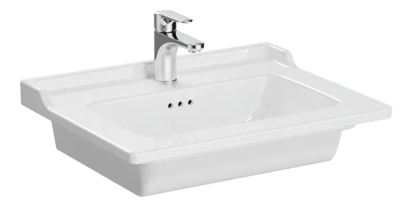 VitrA Integra Classic 610x475mm 1TH Vanity Basin Only - White