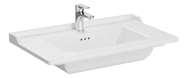 VitrA Integra Classic 805x470mm 1TH Vanity Basin w/Overflow - White