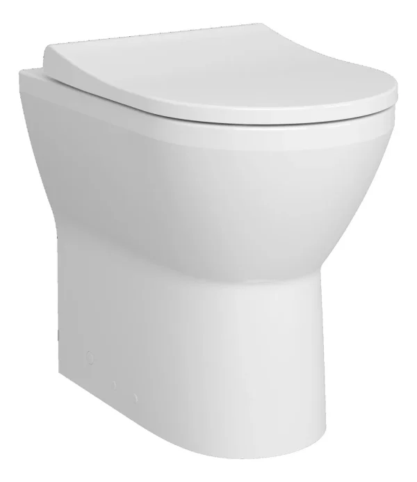 VitrA Integra Rimless Comfort Height Back to Wall Pan Only - White