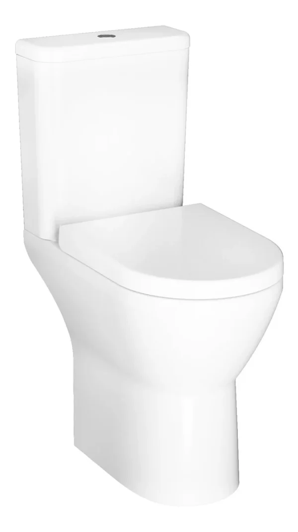 VitrA Integra Rimless Comfort Height Open Back Close Coupled Pan Only - White