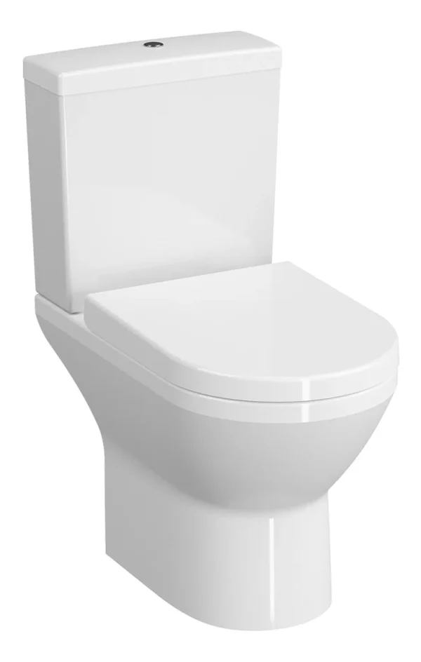 VitrA Integra Rimless Open Back Close Coupled Pan Only - White