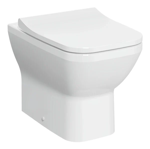 VitrA Integra Square Rimless Back to Wall Pan Only - White