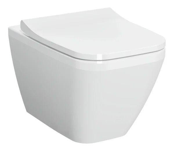 VitrA Integra Square Wall Hung Pan Only - White