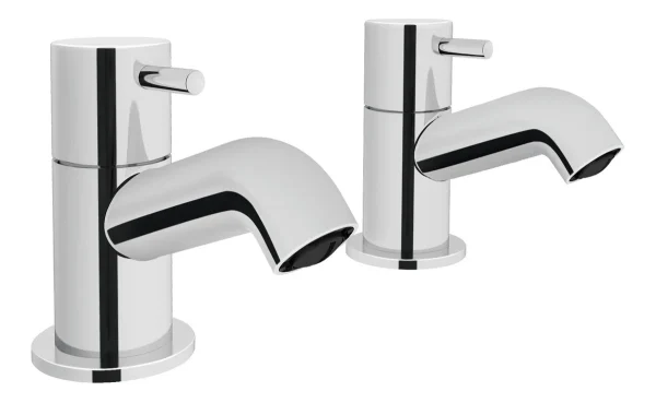 VitrA Minimax S Bath Pillar Taps- Chrome
