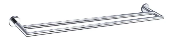 VitrA Minimax S Double Towel Rail - Chrome