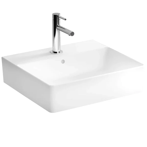 VitrA Nuo 500x440mm 0TH Basin w/Overflow - White