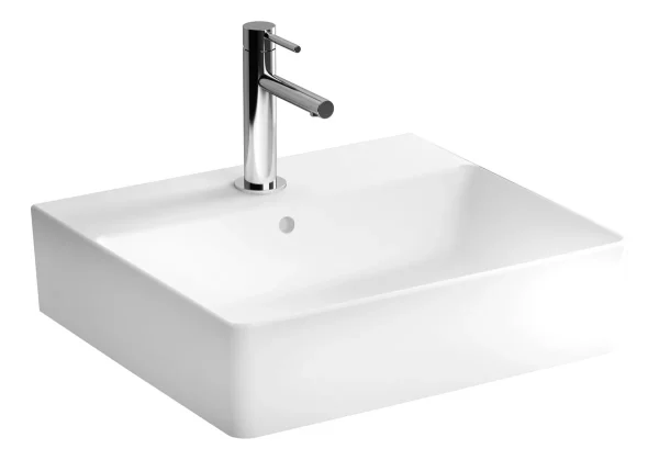 VitrA Nuo 500x440mm 1TH Basin w/Overflow - White