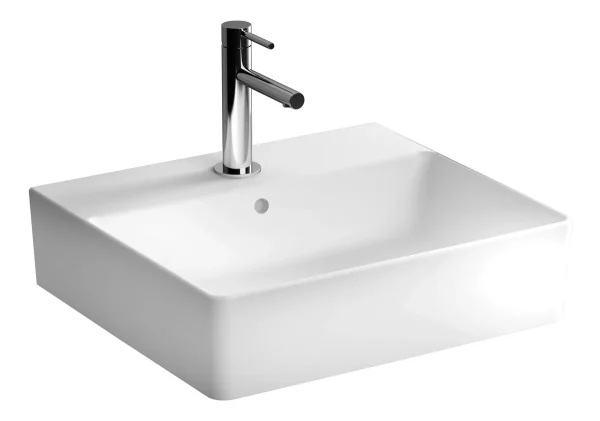VitrA Nuo 500x440mm 1TH Countertop Basin w/Overflow - White