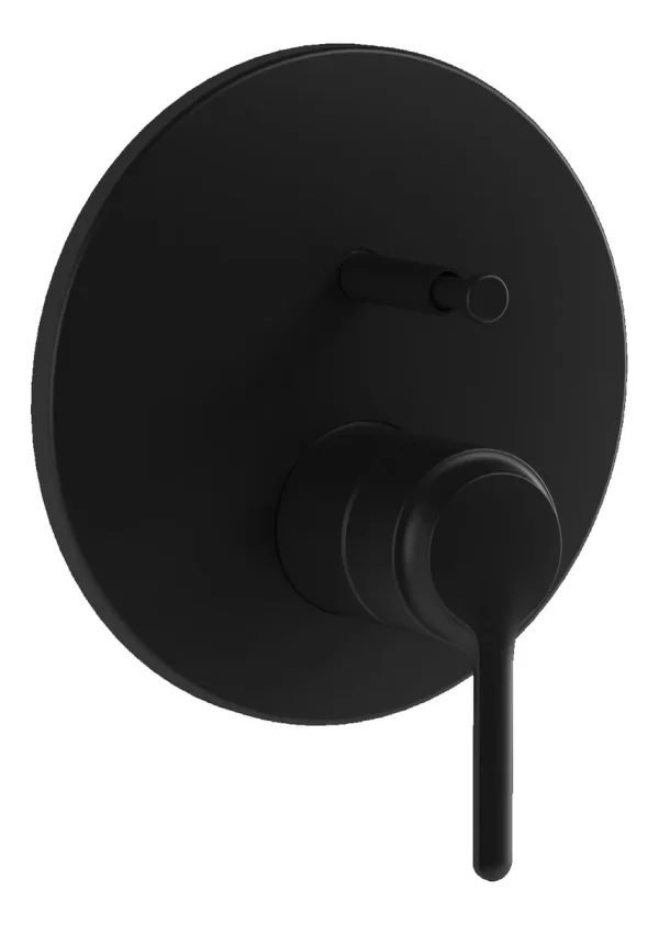 VitrA Origin Classic Integrated Bath Mixer Valve - Matt Black