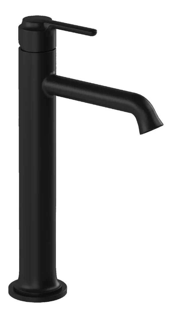 VitrA Origin Classic Tall Basin Mixer (Top Handle) - Matt Black