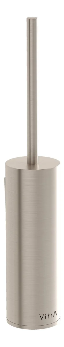 VitrA Origin Free Standing WC Brush Holder - Brushed Nickel
