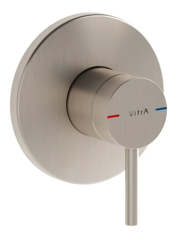 VitrA Origin Integrated 1-Way Diverter - Brushed Nickel