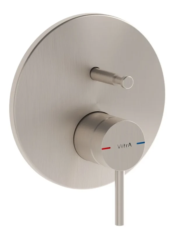 VitrA Origin Integrated 2-Way Diverter - Brushed Nickel