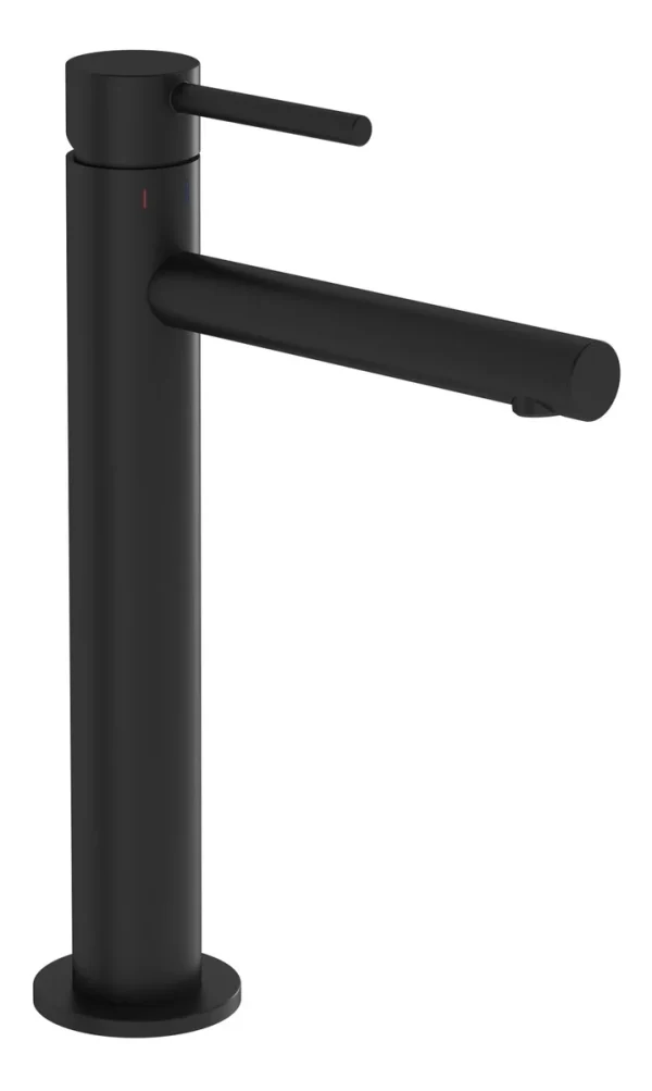 VitrA Origin Tall Basin Mixer - Matt Black