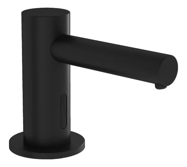 VitrA Origin Touch Free Short Soap Dispenser (Mains) - Matt Black