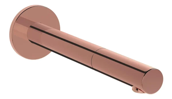 VitrA Origin Touch Free Wall Mounted Long Basin Mixer (Mains) - Soft Copper