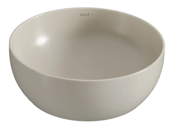 VitrA Outline 405x405mm Recycled 0TH Basin Only - Matt Taupe