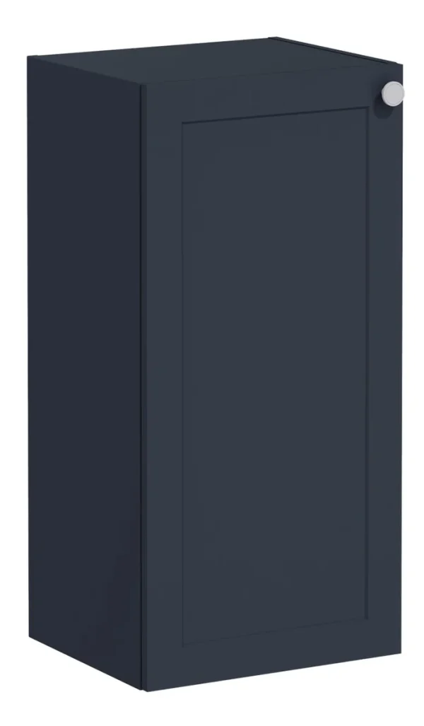 VitrA Root Classic 40cm 1 Door Lower/Base Unit (LH Hinge) - Matt Dark Blue