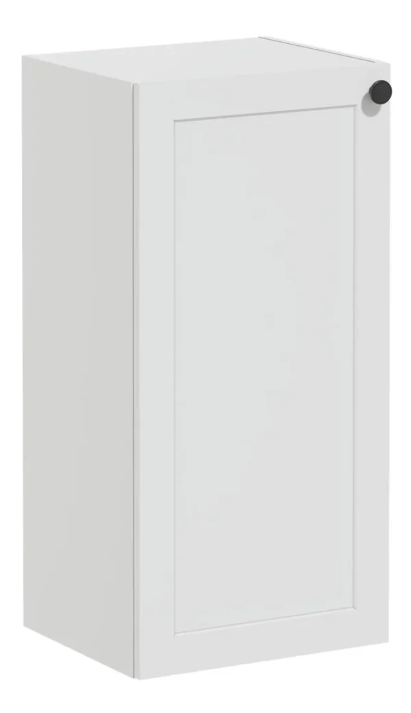 VitrA Root Classic 40cm 1 Door Lower/Base Unit (LH Hinge) - Matt Light Grey