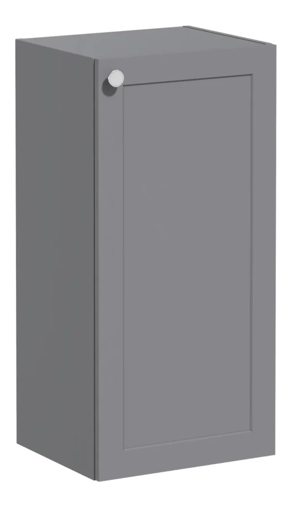 VitrA Root Classic 40cm 1 Door Lower/Base Unit (RH Hinge) - Matt Grey