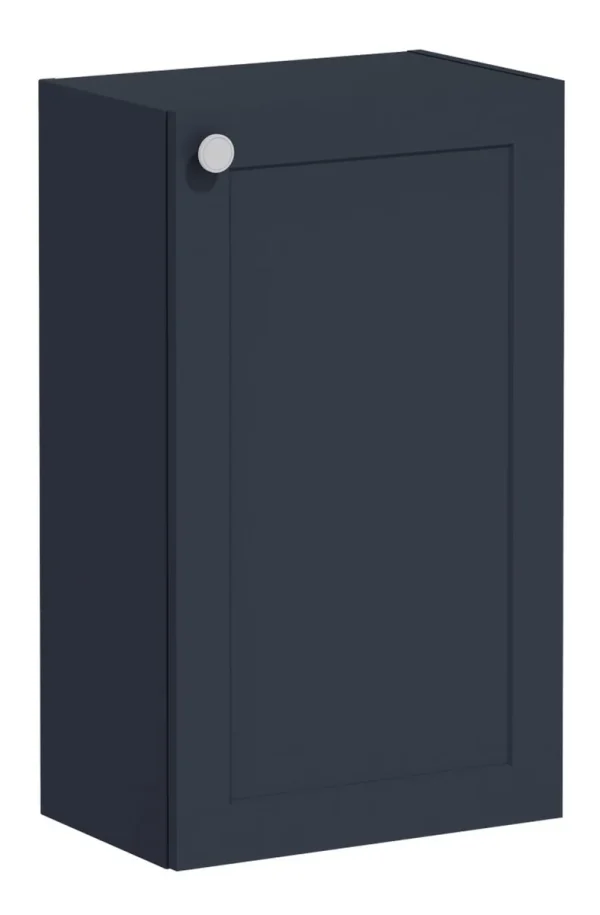 VitrA Root Classic 40cm 1 Door Slim Lower/Base Unit (RH Hinge) - Matt Dark Blue