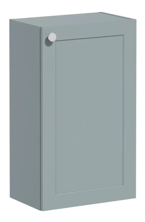 VitrA Root Classic 40cm 1 Door Slim Lower/Base Unit (RH Hinge) - Matt Fjord Green