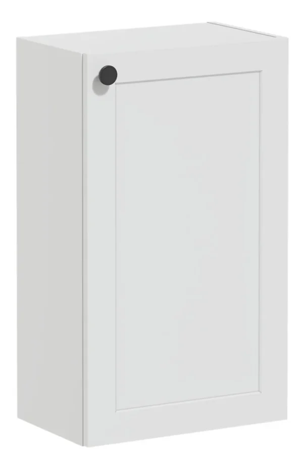 VitrA Root Classic 40cm 1 Door Slim Lower/Base Unit (RH Hinge) - Matt Light Grey
