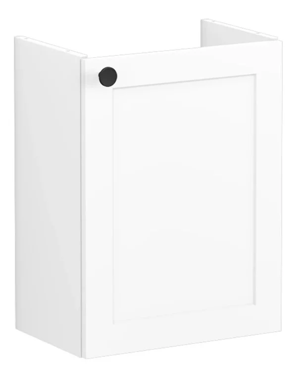 VitrA Root Classic 40cm 1 Door Wall Hung Slim Washbasin Unit (RH Hinge) - Matt White