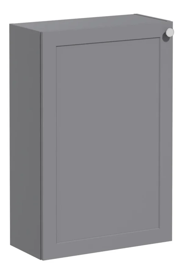 VitrA Root Classic 55cm 1 Door Slim Lower/Base Unit (LH Hinge) - Matt Grey