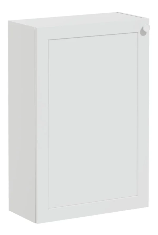 VitrA Root Classic 55cm 1 Door Slim Lower/Base Unit (LH Hinge) - Matt Light Grey