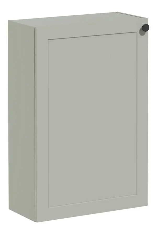 VitrA Root Classic 55cm 1 Door Slim Lower/Base Unit (LH Hinge) - Matt Retro Green