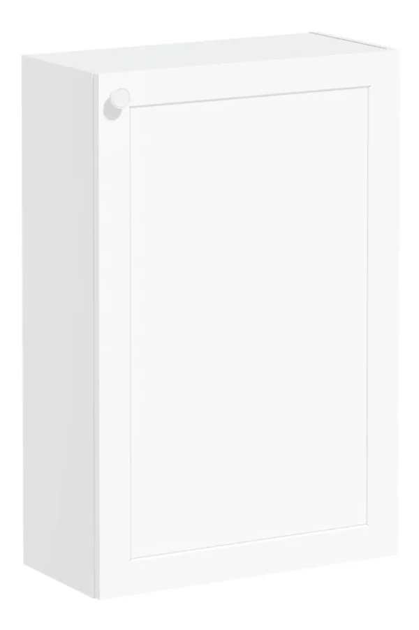VitrA Root Classic 55cm 1 Door Slim Lower/Base Unit (RH Hinge) - Matt White