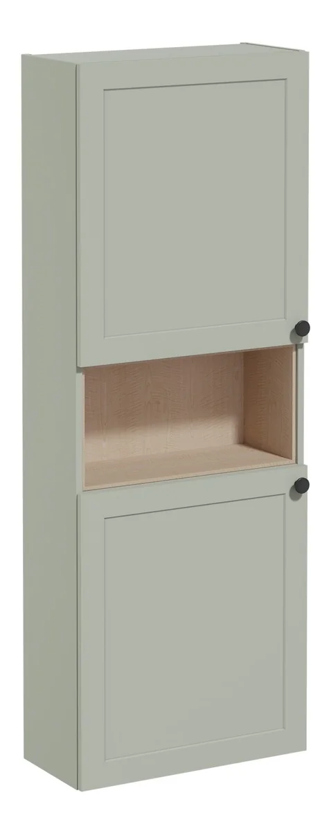 VitrA Root Classic 55cm 2 Door Semi-Tall Unit (LH Hinge) - Matt Retro Green