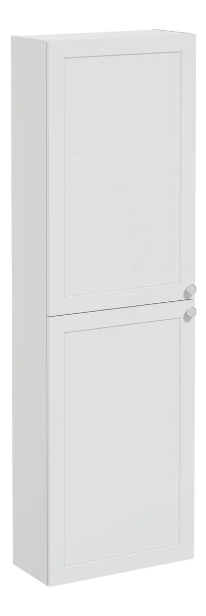VitrA Root Classic 55cm 2 Door Slim Tall Unit (LH Hinge) - Matt Light Grey