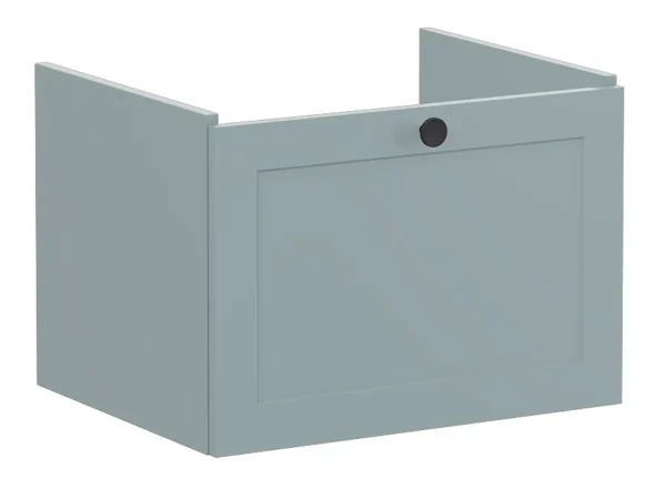 VitrA Root Classic 60cm 1 Drawer Washbasin Unit - Matt Fjord Green
