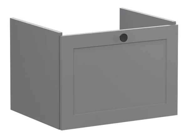 VitrA Root Classic 60cm 1 Drawer Washbasin Unit - Matt Grey