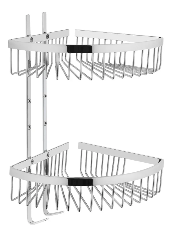 VitrA Root Double Sponge Basket - Chrome