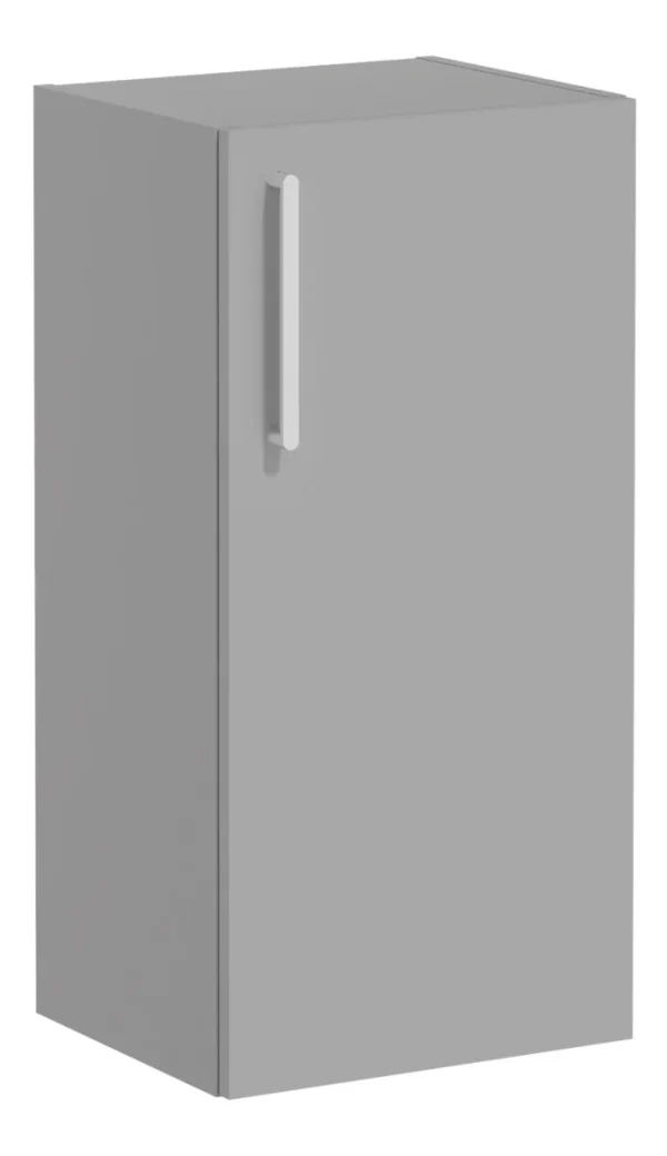 VitrA Root Flat 40cm 1 Door Lower/Base Unit (RH Hinge) - Matt Rock Grey