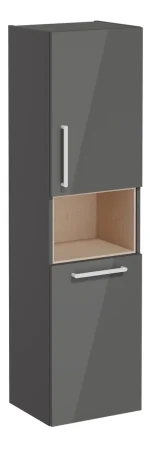 vitra-root-flat-40cm-2-door-semi-tall-unit-w-laundry-basket-rh-hinge-anthracite-high-gloss-1.webp