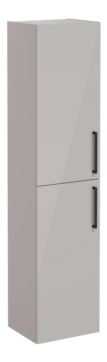 VitrA Root Flat 40cm 2 Door Tall Unit (LH Hinge) - Bright Sahara Beige