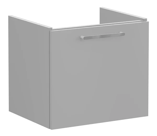 VitrA Root Flat 60cm 1 Drawer Washbasin Unit - Matt Rock Grey