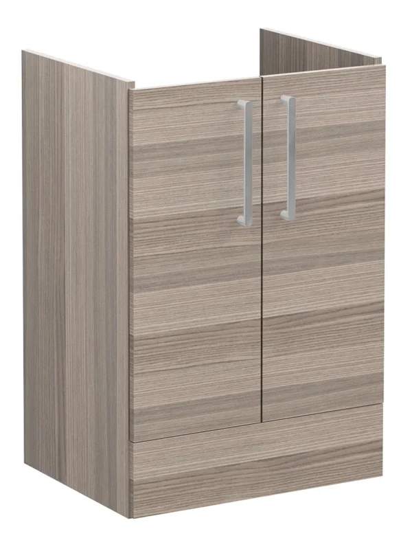 VitrA Root Flat 60cm 2 Door Floor Standing Washbasin Unit - Cordoba