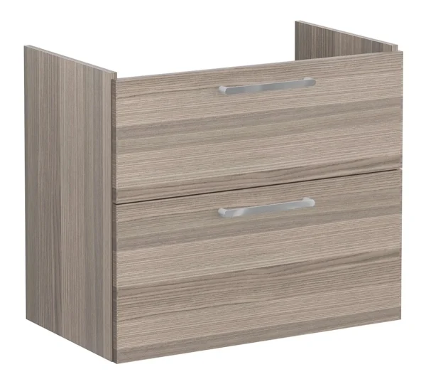 VitrA Root Flat 80cm 2 Drawer Washbasin Unit - Cordoba