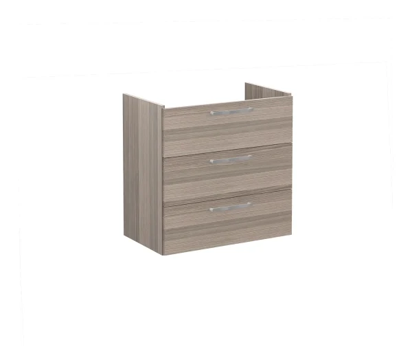 VitrA Root Flat 80cm 3 Drawer Washbasin Unit - Cordoba