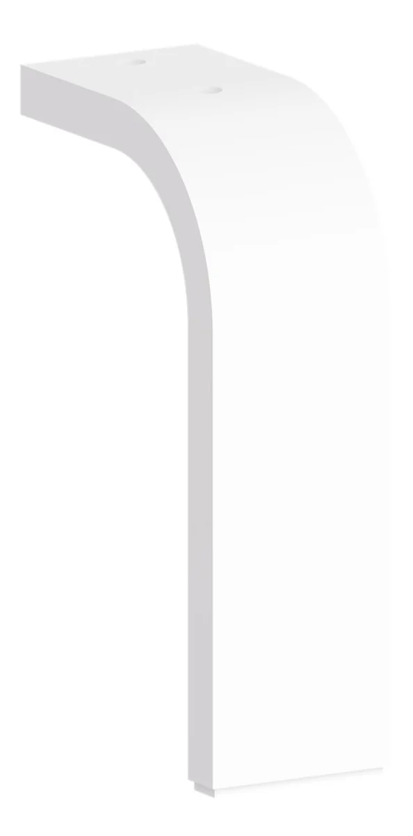 VitrA Root Flat Leg Set for 3 Drawer Units - Matt White