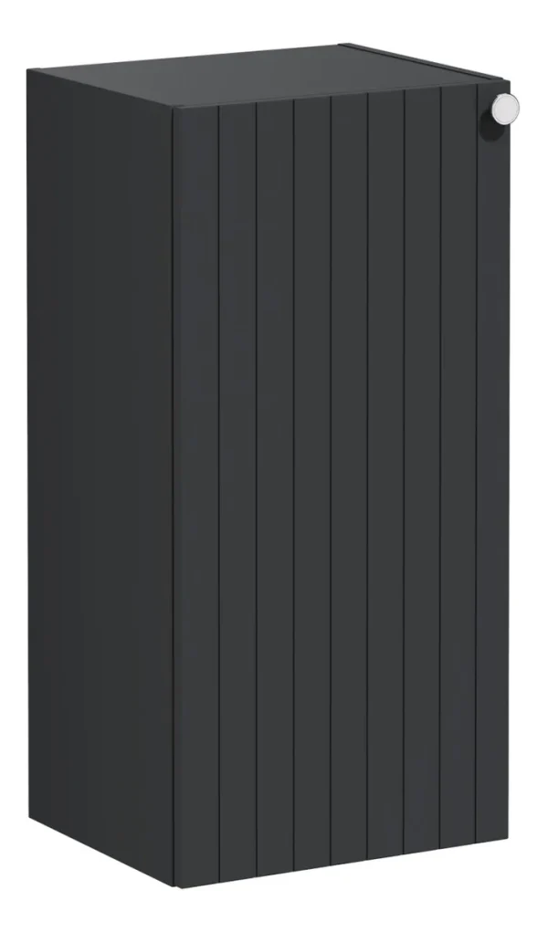 VitrA Root Groove 40cm 1 Door Lower/Base Unit (LH Hinge) - Matt Graphite