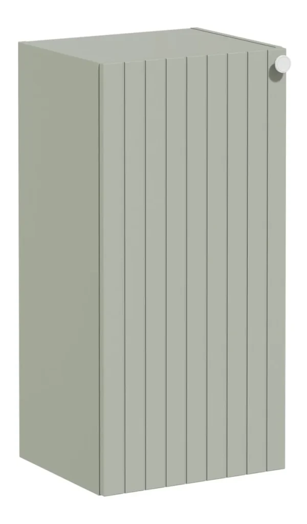 VitrA Root Groove 40cm 1 Door Lower/Base Unit (LH Hinge) - Matt Retro Green