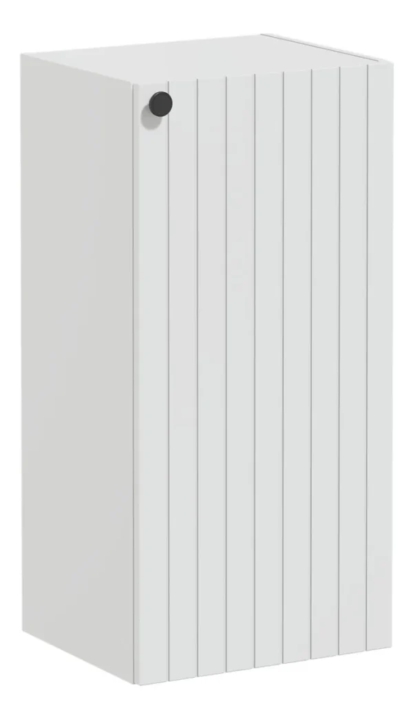 VitrA Root Groove 40cm 1 Door Lower/Base Unit (RH Hinge) - Matt Light Grey