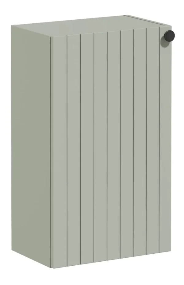 VitrA Root Groove 40cm 1 Door Slim Lower/Base Unit (LH Hinge) - Matt Retro Green