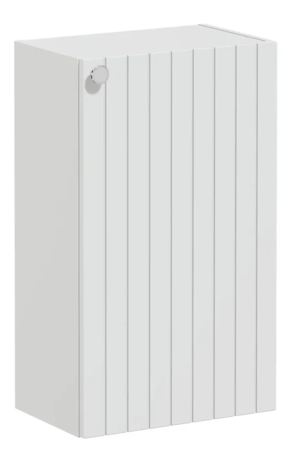 VitrA Root Groove 40cm 1 Door Slim Lower/Base Unit (RH Hinge) - Matt Light Grey